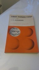 FIRST THINGS FIRST. ALEXANDER