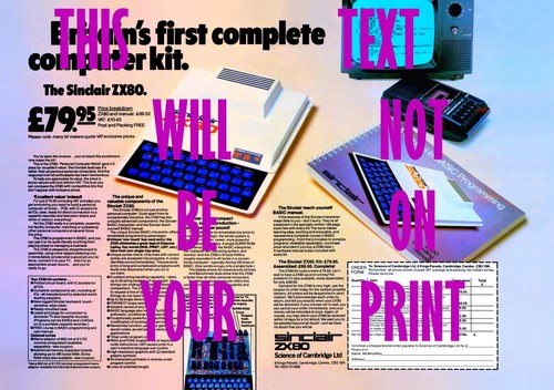 Sinclair zx80 page magazine - zx80, 2-page