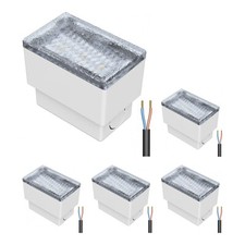 5x LED pavimentazione pietra
