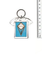 PORTACHIAVI Figurina maglia calcio calciatori squadra vintage PRATO A.C. 1908