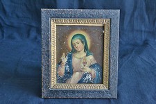 ANTICO DIPINTO SU NICHEL LA