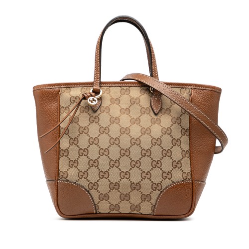Gucci small canvas bree - gg,
