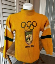 MAGLIONE COMMEMORATIVO DEI VII GIOCHI OLIMPICI INVERNALI CORTINA 1956