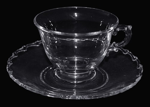 Tazza piattino fostoria - tazza,