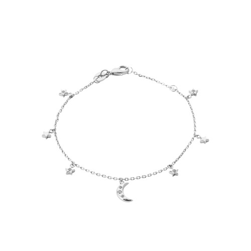 Bracciale charm croissant - bracciale,