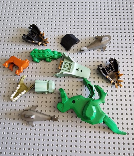 Lego animale dino - drago, lotto