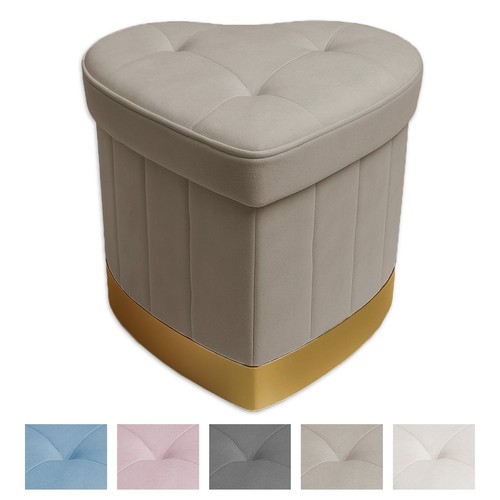 Pouf puff contenitore velluto - puff,