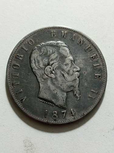 Regno italia lire 1874 - 5,