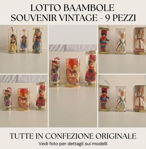 Lotto bambole souvenir - 9,