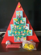 KINDER FERRERO ** CALENDARIO DELL'AVVENTO IN LEGNO ** (1990) NUOVO - OVP 