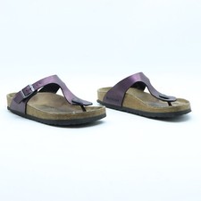 BIRKENSTOCK GIZEH Usate Numero EU 37 (Cod.CS2176) in Microfibra Viola