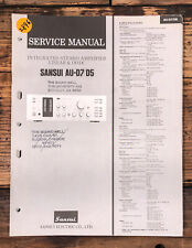 Sansui AU-D5 AU-D7 Amplificatore Manuale di servizio *Originale*