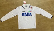 Polo maglia Maniche Lunghe Castelli Nazionale Ciclismo Italia taglia S Skoda