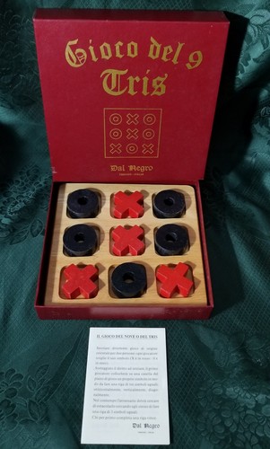 Gioco del tris legno - gioco,