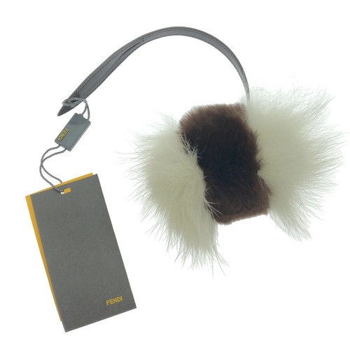 Fendi fur charm - fendi, brown