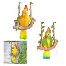 Deliziosa statuina pappagallo