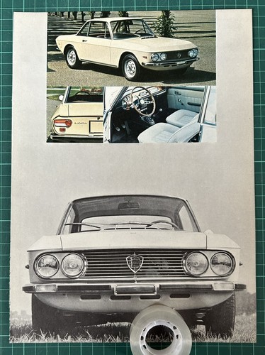 Rara pubblicità lancia fulvia - pubblicità,