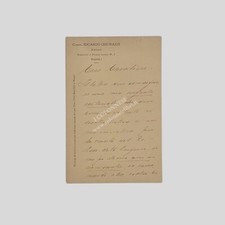 Autografo Edoardo Chiurazzi