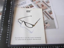 BROCHURE- MONTBLANC -  COLLEZIONE DI OCCHIALI MEISTERSTÜCK -