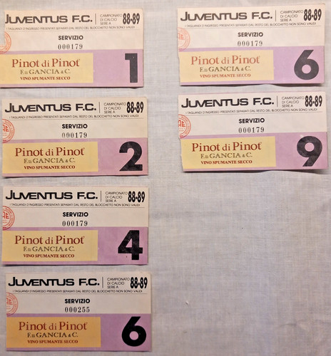 Introvabili juventus 1988 - introvabili, 1988/89