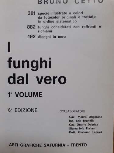 Bruno cetto funghi dal - -,