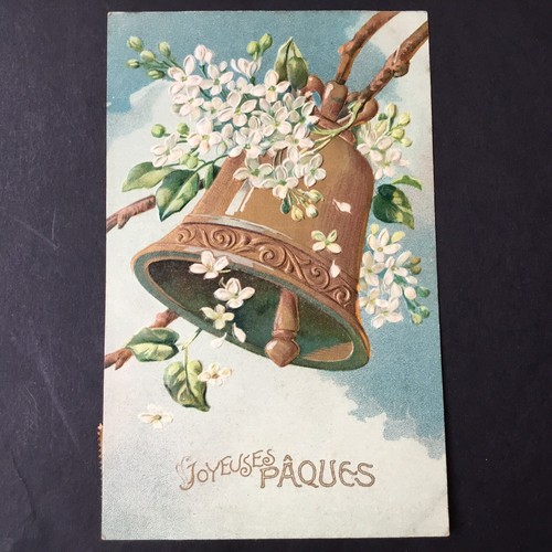 Carte ancienne gaufrée - ancienne,