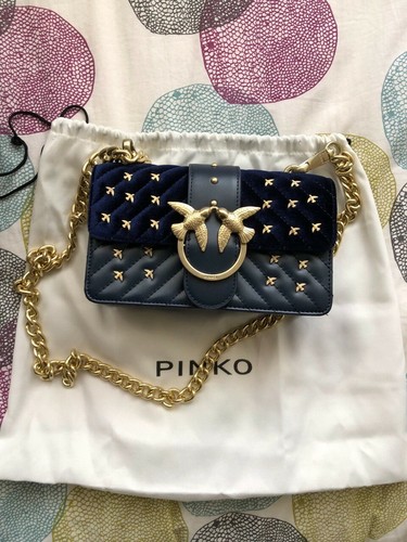 Pinko velvet and - velvet, leather