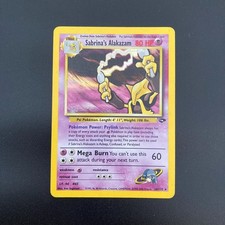 Pokemon Card Sabrina's Alakazam Holo 16/132 Gym Challenge ENG excellent EXC
