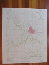 Eureka Kansas 1973 mappa topo