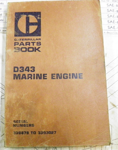Cat caterpillar d343 - d343, manuale