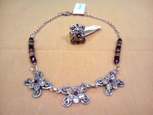 Collana girocollo anello - +,