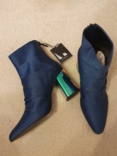 Stivaletti Zara donna blu navy