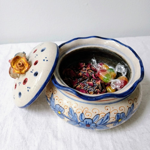 Vaso pot pourri deruta - pot,