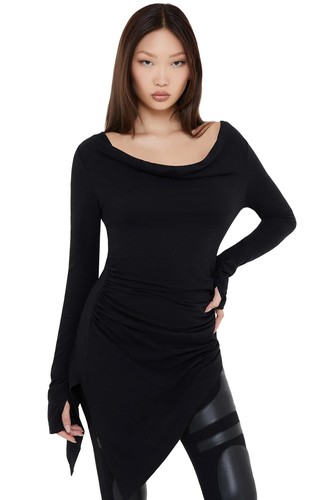 Killstar top ebony - ebony, hour