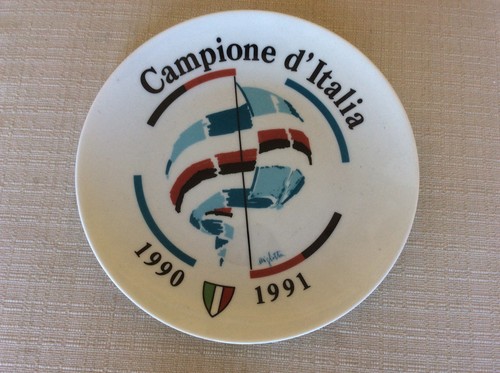 Sampdoria calcio piatto - sampdoria,