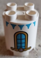 LEGO DUPLO - TORRE CON FINESTRA - IL CASTELLO MAGICO DI CENERENTOLA 10855 USATO