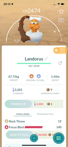 Landorus incarnato lucido