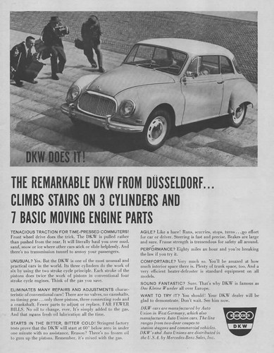 Auto union dkw 1000 - '60,