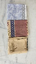 3 Pieces Set Block Print