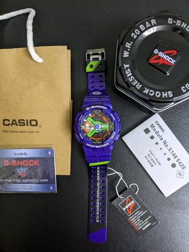 Casio shock evangelion - g-shock, x