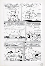 ROMANO SCARPA - Tavola originale Disney Paperino e l'elettroperosità p.19