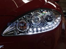 FARI DAYLIGHT SEAT LEON 1P ALTEA 5P TOLEDO 5P DAYLINE CROMO LED CURVI 2004--2009