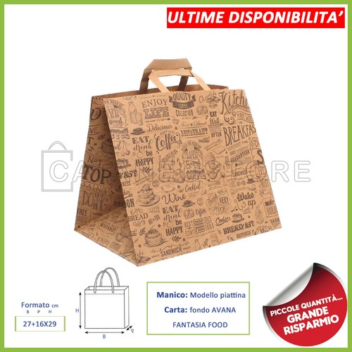 Borse shopper carta manico - carta,