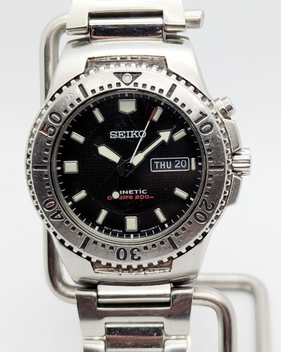 Seiko kinetic black - seiko,