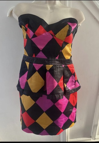 Abito lipsy london geometrico - lipsy,