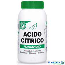 Marten ACIDO CITRICO MONOIDRATO MULTIFUNZIONE ANTICALCARE DISINCROSTANTE  1 Kg
