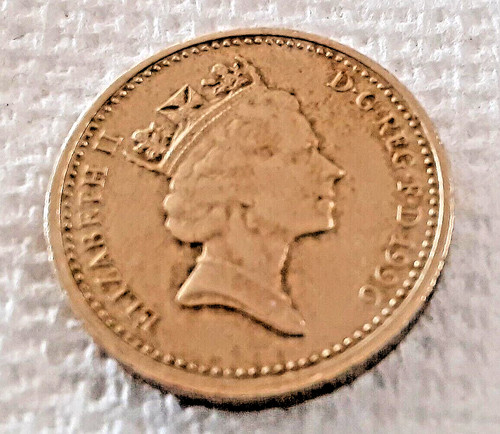 Moneta rara 1996 inglese - , una
