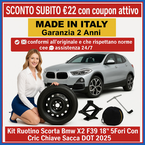 Kit ruotino scorta - ruotino, bmw