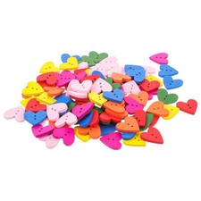  100 bottoni a forma di cuore