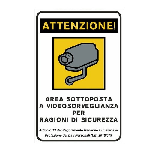 Adesivo targa cartello - adesivo,